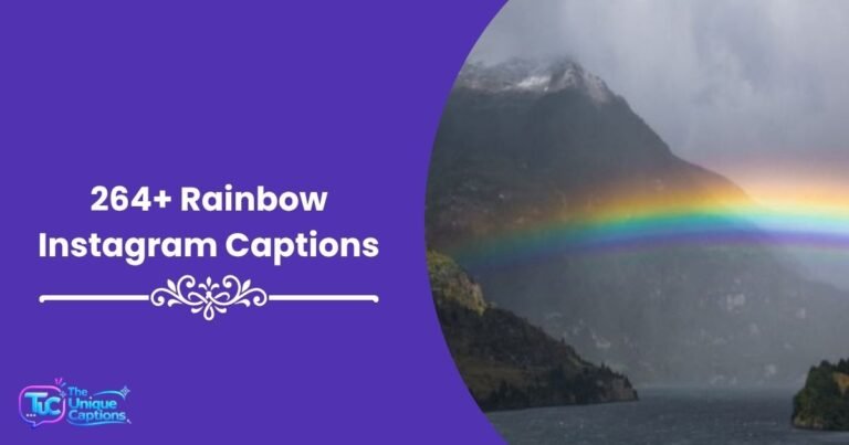 Rainbow Instagram Captions