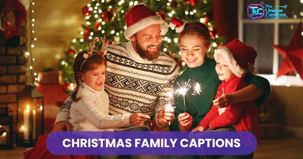 Christmas Family Captions