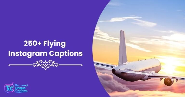Flying Instagram Captions