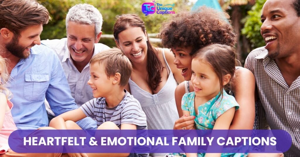 Heartfelt & Emotional Family Captions