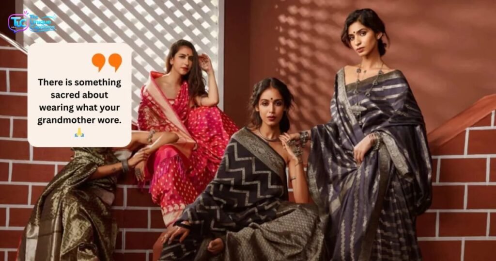 Saree Caption for Instagram for Girl