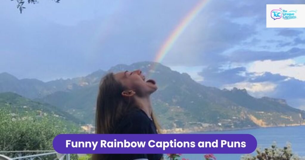 Funny Rainbow Captions and Puns