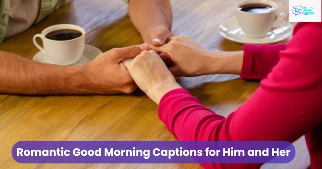 Romantic Good Morning Captions for Him and Her