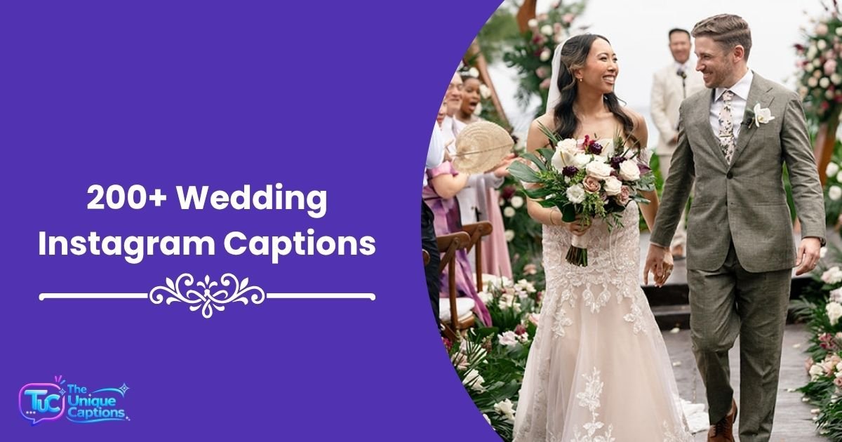 200+ Wedding Instagram Captions