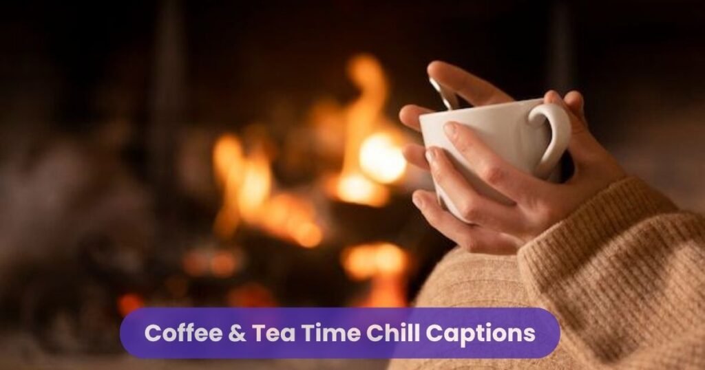 Coffee & Tea Time Chill Captions