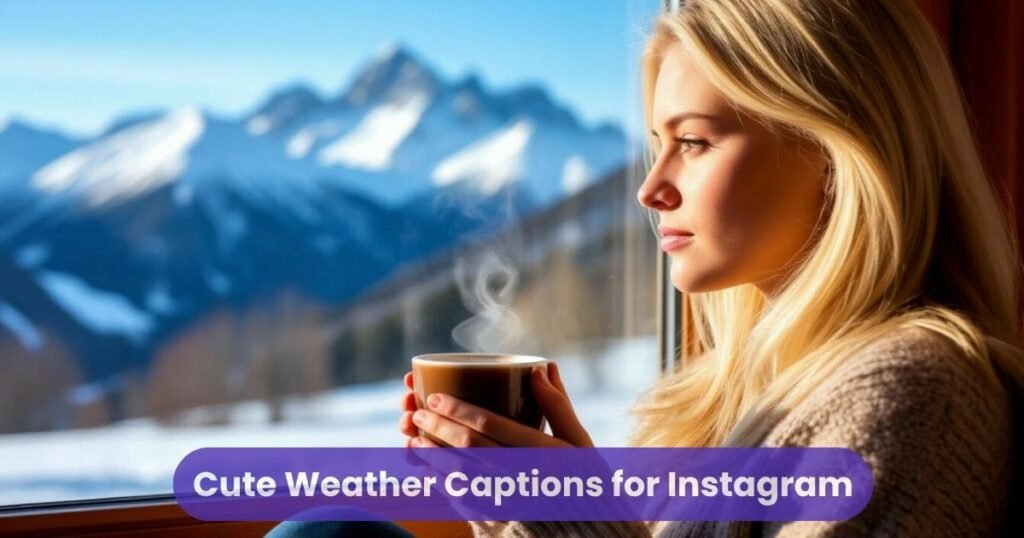 Cute Weather Captions for Instagram