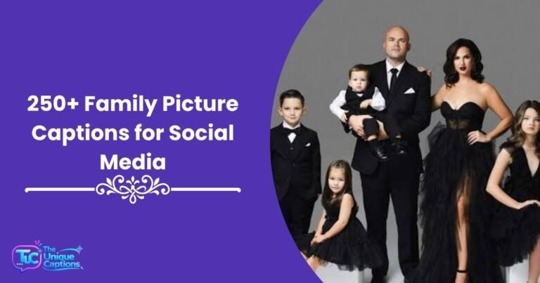 Family Picture Captions for Social Media