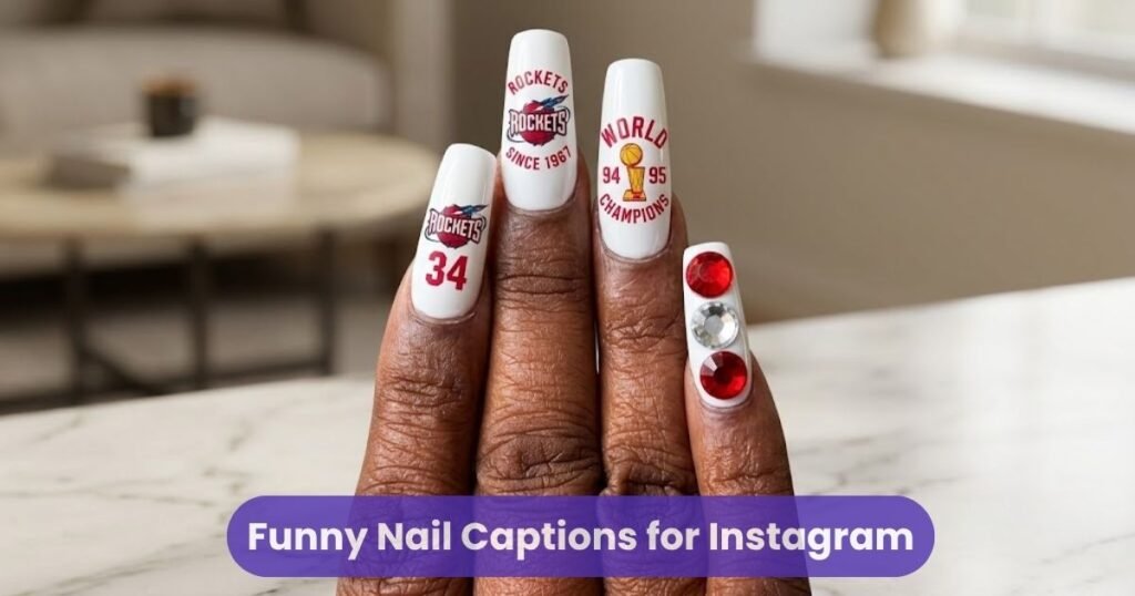 Funny Nail Captions for Instagram