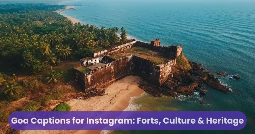 Goa Captions for Instagram Forts, Culture & Heritage