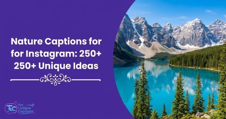 Nature Captions for Instagram