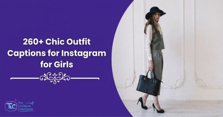 Outfit Captions for Instagram for Girls