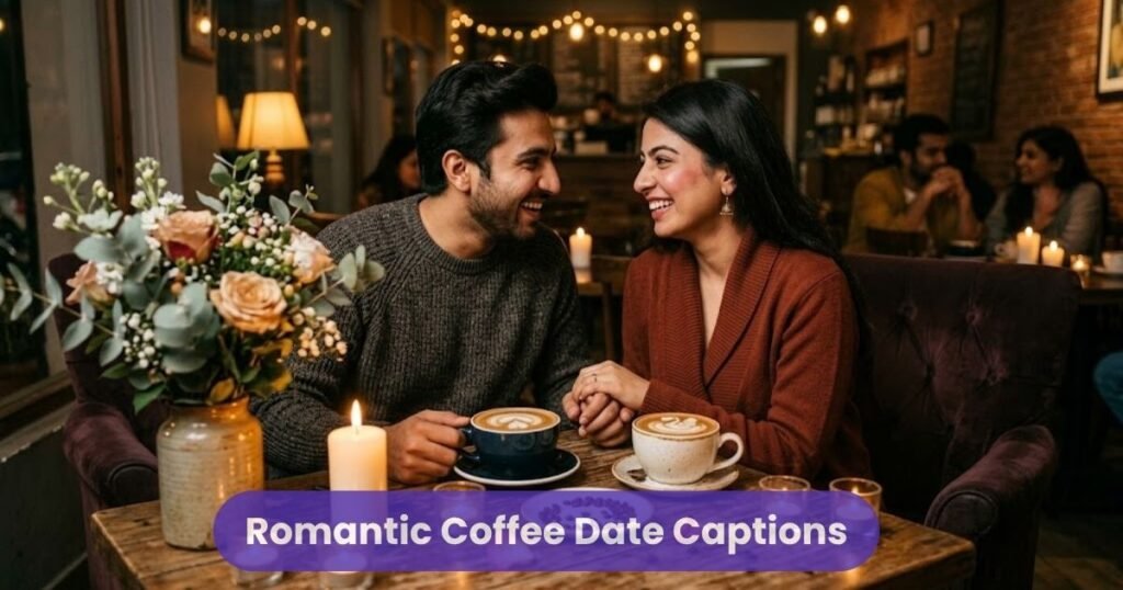 Romantic Coffee Date Captions