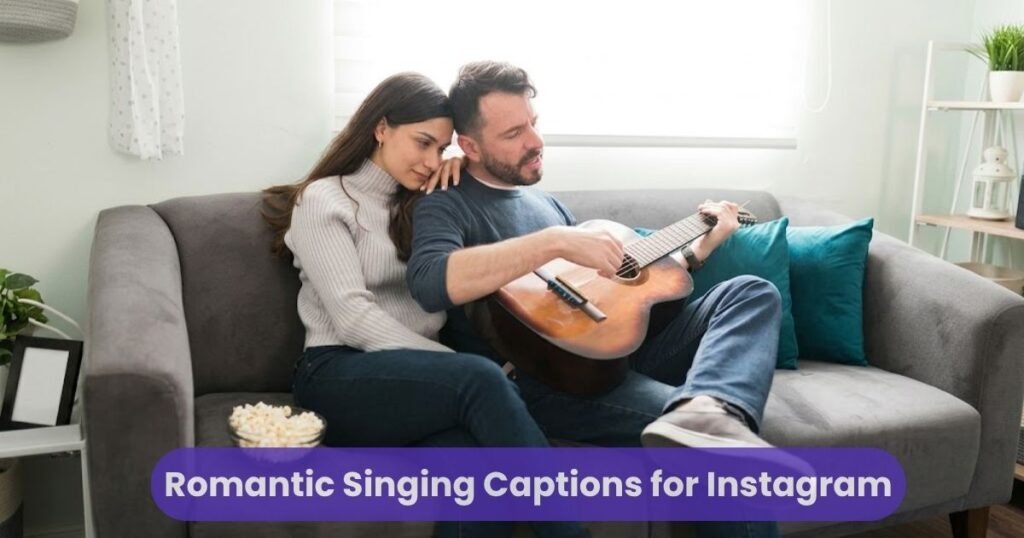 Romantic Singing Captions for Instagram