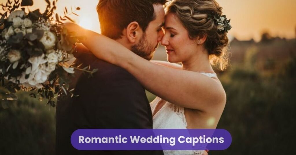Romantic Wedding Captions