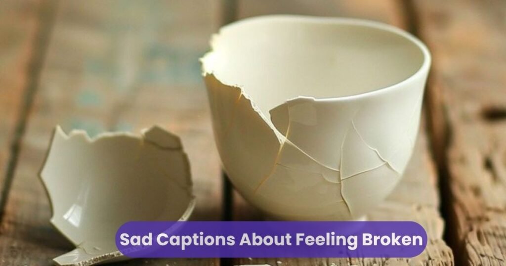 Sad Captions About Feeling Broken