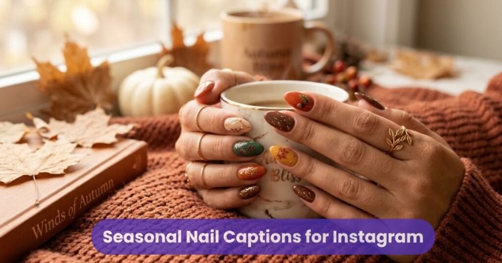 Seasonal Nail Captions for Instagram
