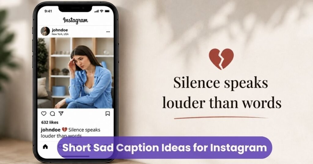 Short Sad Caption Ideas for Instagram