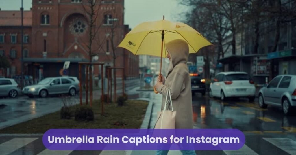 Umbrella Rain Captions for Instagram