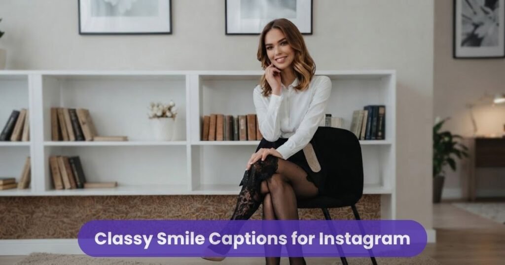 Classy Smile Captions for Instagram