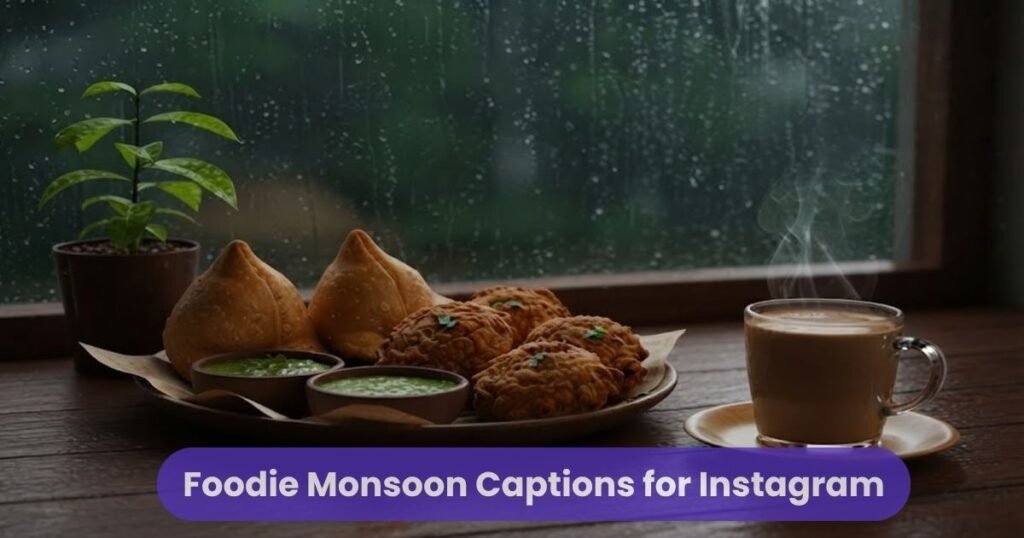 Foodie Monsoon Captions for Instagram