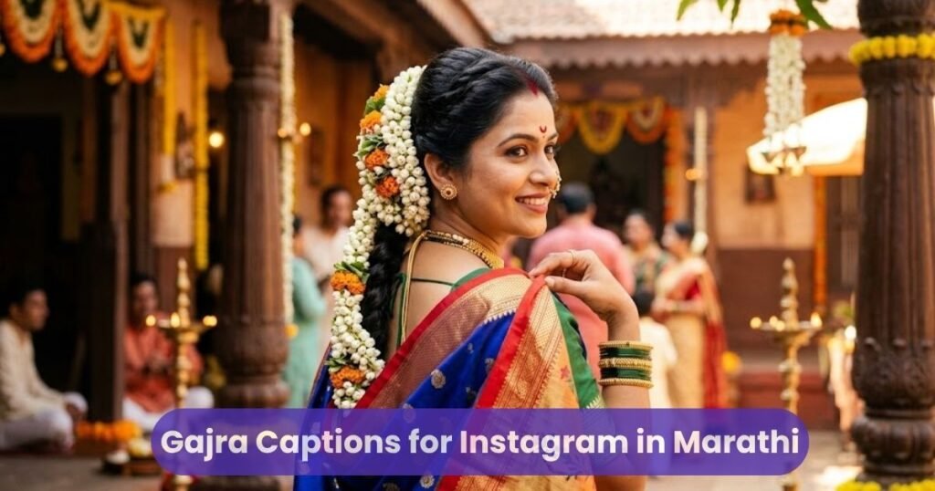 Gajra Captions for Instagram in Marathi