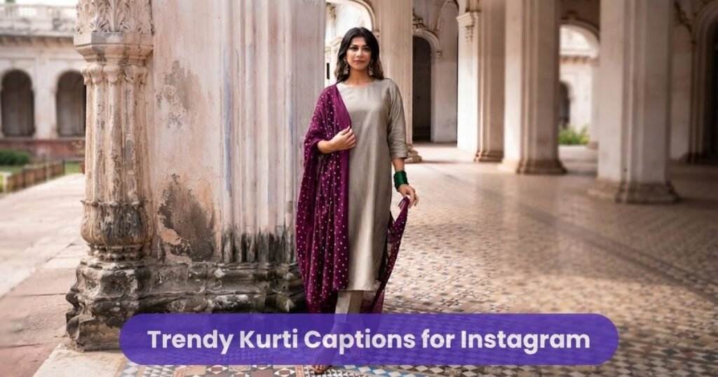 Trendy Kurti Captions for Instagram