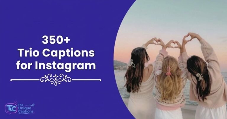 Trio Captions for Instagram
