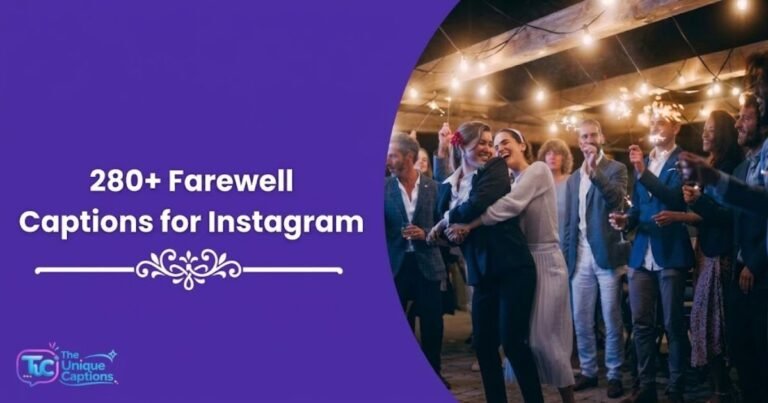 Farewell Captions for Instagram