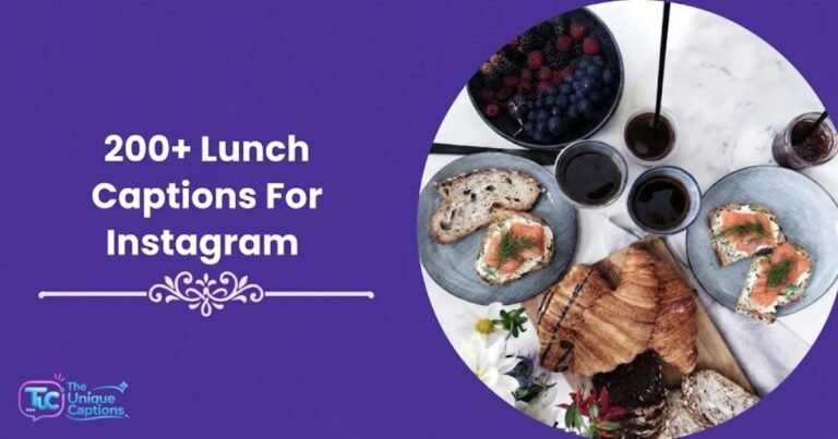 Lunch Captions for Instagram